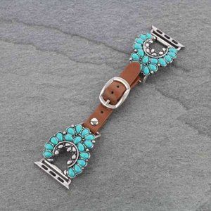 Large Western Squash Blossom Apple Watch Bands